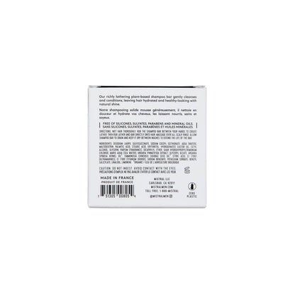 Mistral Men's Solid Shampoo Cool Marine - 3.88 oz Plastic-Free Bar