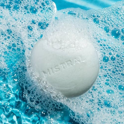 Mistral Men's Solid Shampoo Cool Marine - 3.88 oz Plastic-Free Bar