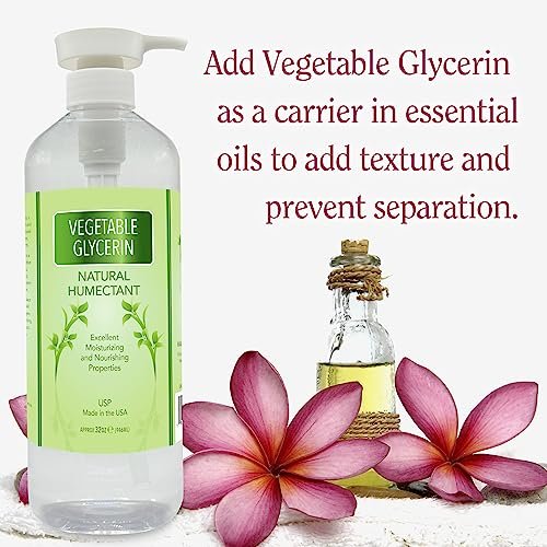Vegetable Glycerin USP Kosher Food Grade - 1 Gallon (128 fl oz) - 100% Natural Humectant for Soaps, Moisturizers, Face Cleaners Avelisse