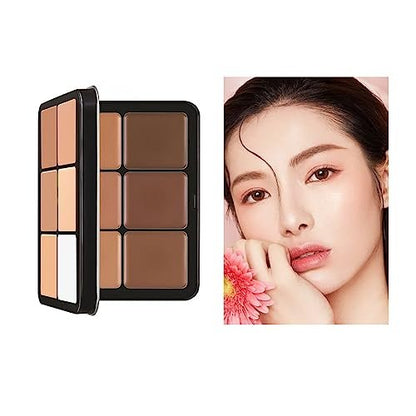 12 Color Concealer Palette & 12 Colors Blush Palette – Full Coverage Makeup Set for Under Eye Dark Circles, Highlight, and Contouring Avelisse
