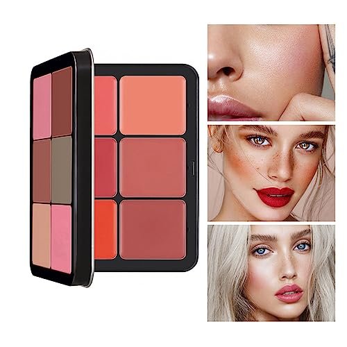 12 Color Concealer Palette & 12 Colors Blush Palette – Full Coverage Makeup Set for Under Eye Dark Circles, Highlight, and Contouring Avelisse