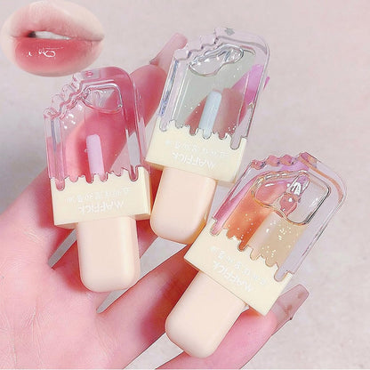 Pakivs 3-Piece Clear Cute Lip Gloss Set - Fruit Flavored Lip Oil, Long Lasting Moisturizing Hydrating Lip Glow Oil, Non-Toxic Party Gift Avelisse
