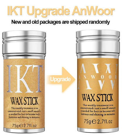 AnWoor Hair Wax Stick for Flyaways - Smoothing Pomade for Kids, Women & Girls - Bun Maker & Flyaway Tamer (2.7 oz)