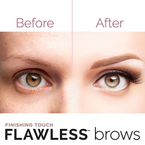 Finishing Touch Flawless Brows Eyebrow Hair Remover - Electric Razor for Women with LED Light, Painless & Instant Hair Removal (White) - görsel 12