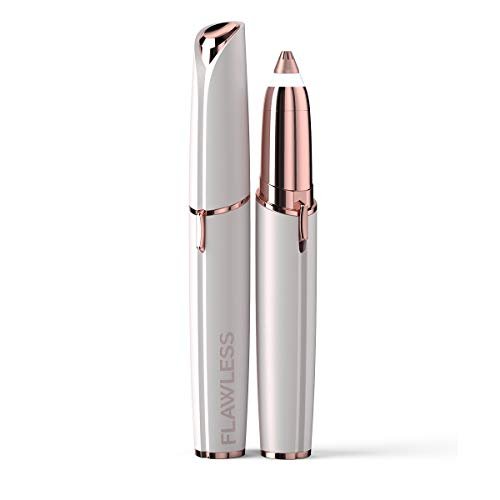 Finishing Touch Flawless Brows Eyebrow Hair Remover - Electric Razor for Women with LED Light, Painless & Instant Hair Removal (White) - görsel 2