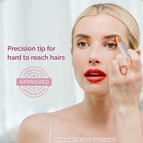 Finishing Touch Flawless Brows Eyebrow Hair Remover - Electric Razor for Women with LED Light, Painless & Instant Hair Removal (White) - görsel 6
