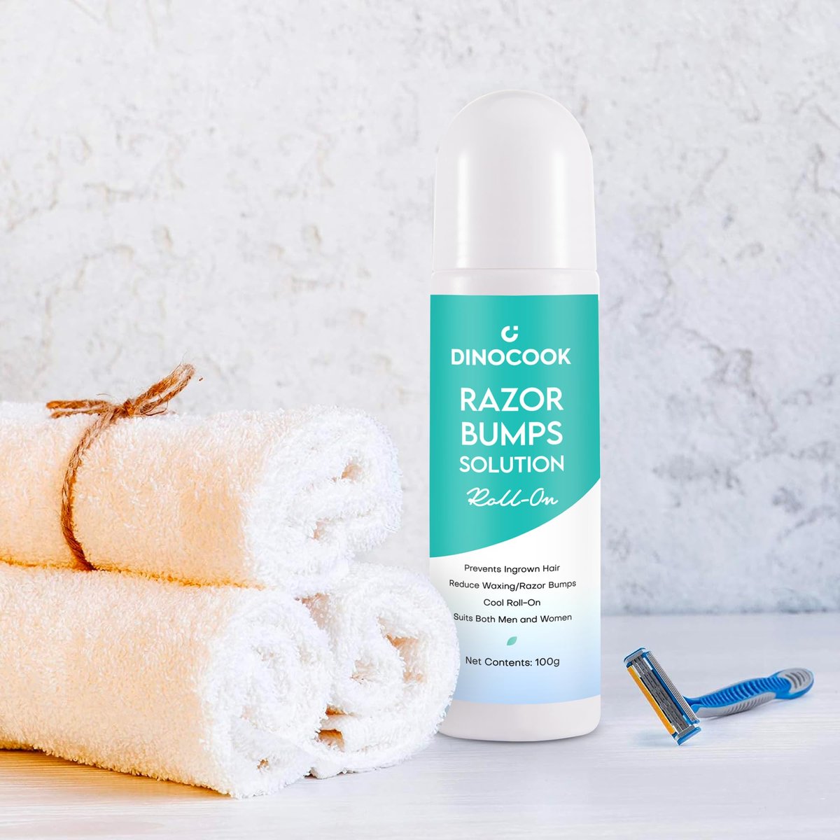 Razor Bumps Treatment for Women and Men - Ingrown Hair Serum for Face, Neck, Bikini Area, Legs, and Underarms - After Shave Solution for All Skin Types - 3.5 oz Avelisse