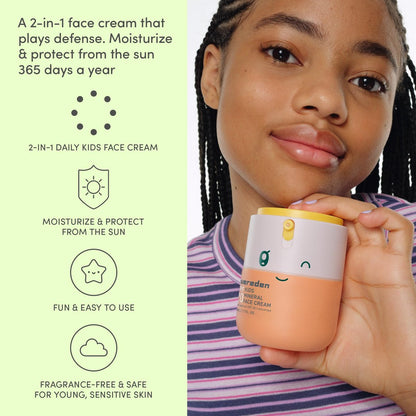 Evereden Kids Face Cream with SPF 20 - Fragrance-Free, Non-Toxic Moisturizer for Children, 1.7 oz Avelisse