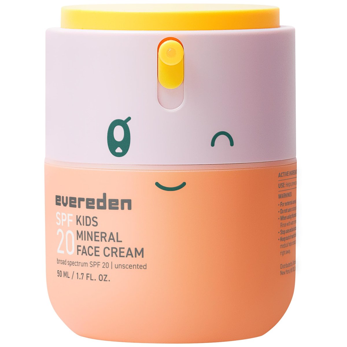 Evereden Kids Face Cream with SPF 20 - Fragrance-Free, Non-Toxic Moisturizer for Children, 1.7 oz Avelisse