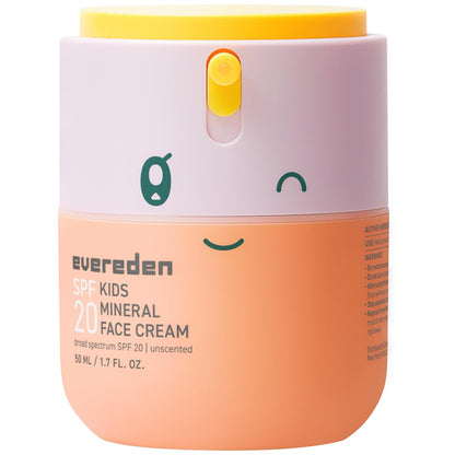 Evereden Kids Face Cream with SPF 20 - Fragrance-Free, Non-Toxic Moisturizer for Children, 1.7 oz Avelisse