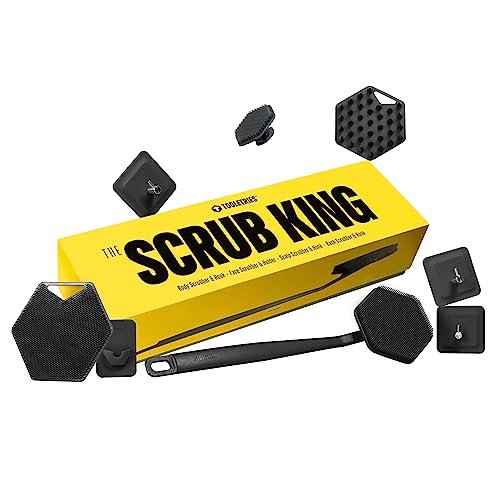 TOOLETRIES The Scrub King – Complete Silicone Shower Set for Men – Charcoal Avelisse