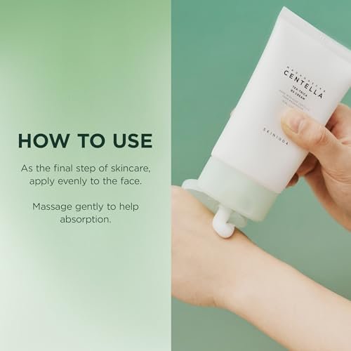 SKIN1004 Tea-Trica B5 Cream - Soothing & Hydrating Face Moisturizer with Centella Asiatica & Panthenol, Gel Cica Cream for Sensitive Skin, 2.53 fl.oz (75ml) - görsel 14