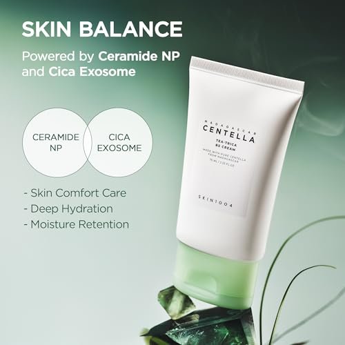 SKIN1004 Tea-Trica B5 Cream - Soothing & Hydrating Face Moisturizer with Centella Asiatica & Panthenol, Gel Cica Cream for Sensitive Skin, 2.53 fl.oz (75ml) - görsel 10