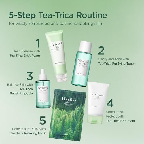 SKIN1004 Tea-Trica B5 Cream - Soothing & Hydrating Face Moisturizer with Centella Asiatica & Panthenol, Gel Cica Cream for Sensitive Skin, 2.53 fl.oz (75ml) - görsel 16