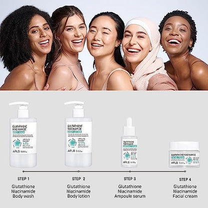 APLB Glutathione Niacinamide Facial Cleanser – LIPO GLUTA NIAC CEN™ 8.6% – Korean Skincare for Pore Tightening, Sebum Control & Deep Moisture (2.71 Fl Oz) Avelisse