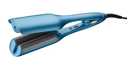 BaBylissPRO Ionic Deep Waver - Titanium Hair Waver for Deep, Long-Lasting Waves (Blue) Avelisse