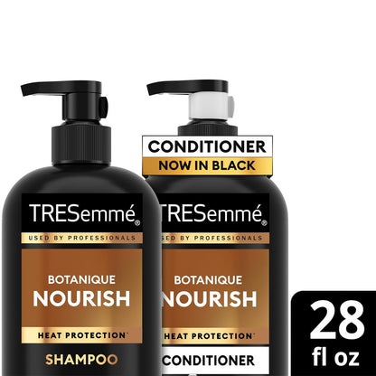 TRESemmé Botanique Nourish Shampoo and Conditioner Set – Anti-Frizz with Coconut Milk & Aloe Vera, 28 oz Each Avelisse