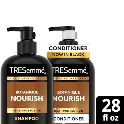 TRESemmé Botanique Nourish Shampoo and Conditioner Set – Anti-Frizz with Coconut Milk & Aloe Vera, 28 oz Each Avelisse