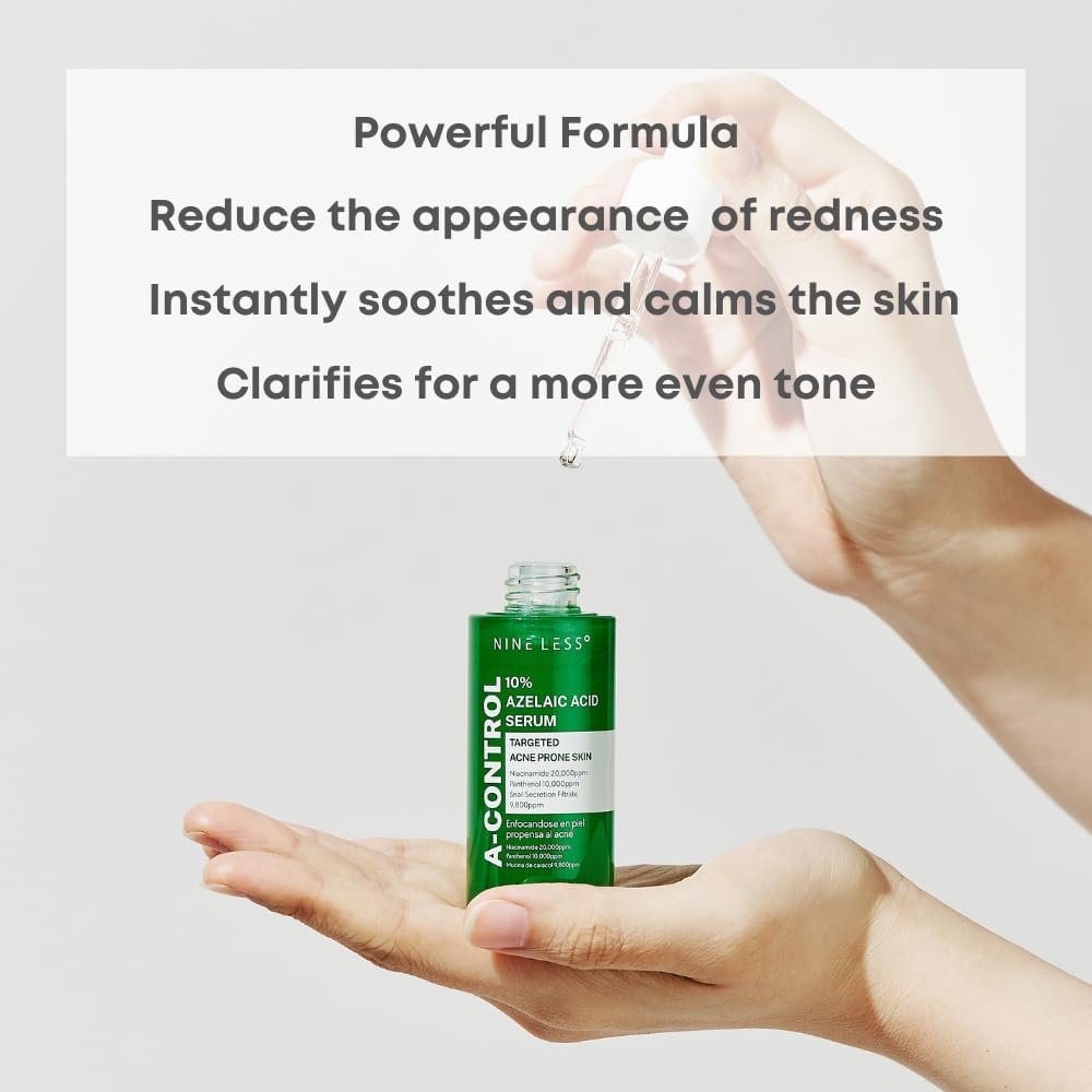 NINELESS A-Control 10% Azelaic Acid Serum – Clarifying & Smoothing Face Serum Avelisse