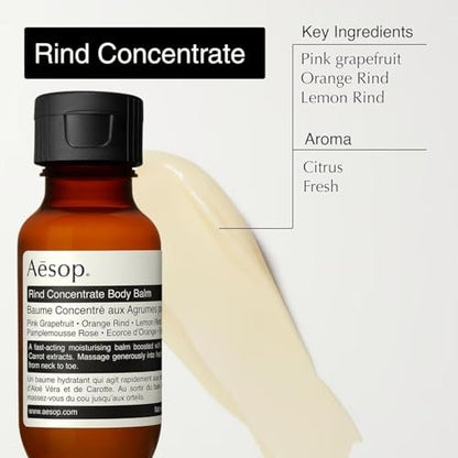 Aesop Arrival Travel Set (4-Piece) – Shampoo, Conditioner, Geranium Leaf Body Cleanser & Rind Concentrate Body Balm – 1.7 oz/50 mL Each – Gift Set with Reusable Canvas Bag Avelisse