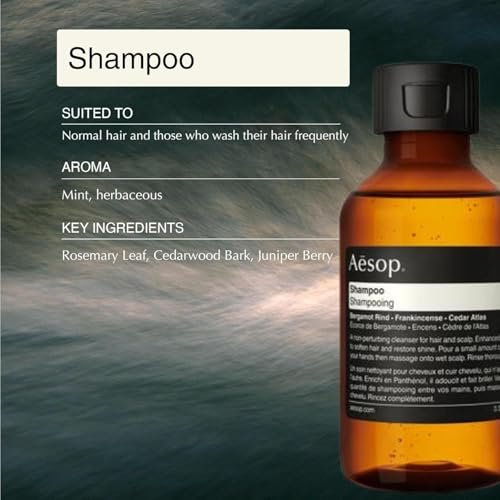 Aesop Arrival Travel Set (4-Piece) – Shampoo, Conditioner, Geranium Leaf Body Cleanser & Rind Concentrate Body Balm – 1.7 oz/50 mL Each – Gift Set with Reusable Canvas Bag Avelisse
