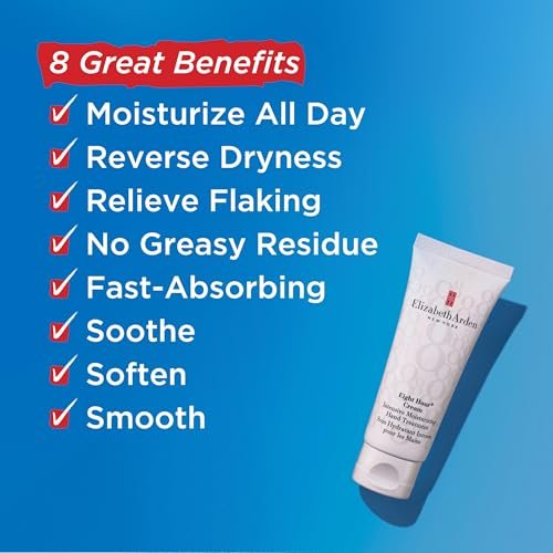Elizabeth Arden Eight Hour Cream Intensive Moisturizing Hand Treatment, Fast-Absorbing Hand Cream for Dry, Cracked Skin, 2.65 Fl Oz - görsel 6