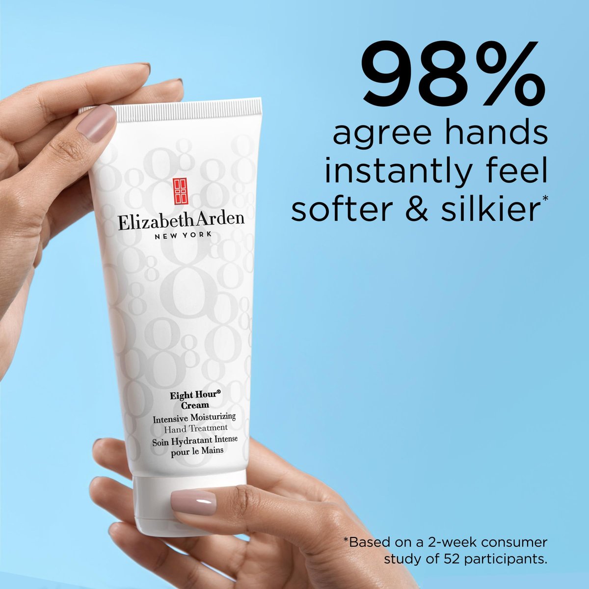 Elizabeth Arden Eight Hour Cream Intensive Moisturizing Hand Treatment, Fast-Absorbing Hand Cream for Dry, Cracked Skin, 2.65 Fl Oz - görsel 3