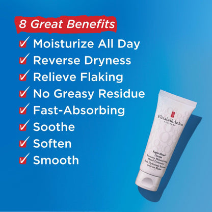 Elizabeth Arden Eight Hour Cream Intensive Moisturizing Hand Treatment, Fast-Absorbing Hand Cream for Dry, Cracked Skin, 2.65 Fl Oz