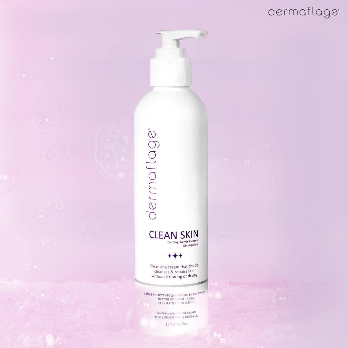 Dermaflage Clean Skin Cleanser - Gentle Face Wash for Sensitive Skin - Fragrance-Free, Sulfate-Free, pH-Balanced - Lightweight Daily Cleanser - 6 fl oz - görsel 15
