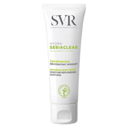 SVR Sebiaclear Moisturizing Face Cream - Soothing Moisturizer for Oily Sensitive Skin with Niacinamide, Hyaluronic Acid & Ceramides, Non-Comedogenic, 1.4 oz Avelisse