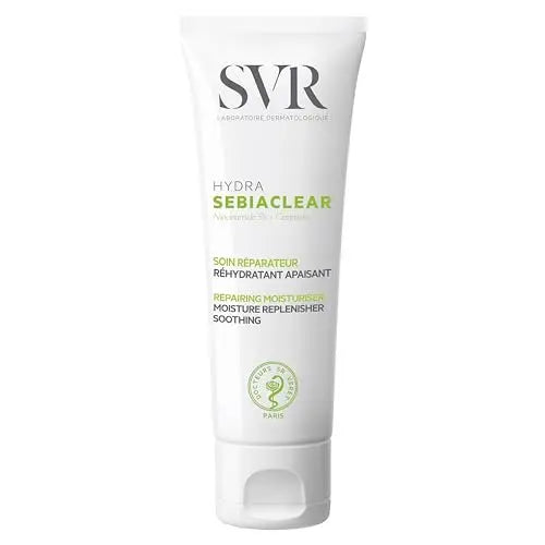SVR Sebiaclear Moisturizing Face Cream - Soothing Moisturizer for Oily Sensitive Skin with Niacinamide, Hyaluronic Acid & Ceramides, Non-Comedogenic, 1.4 oz Avelisse