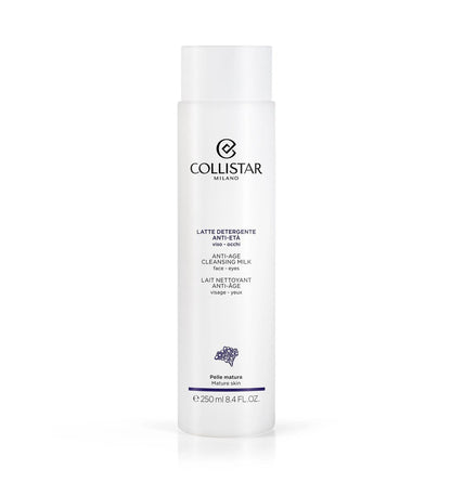 Collistar Anti-Age Cleansing Milk for Face and Eyes, 8.4 Fl Oz – Italian Import