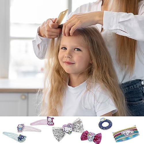 Hello Kitty and Friends Hair Accessories Mini Gift Bag Set - Hair Bows, Clips & Ties for Girls, Kids, Birthdays & Parties by Townley Girl - görsel 16