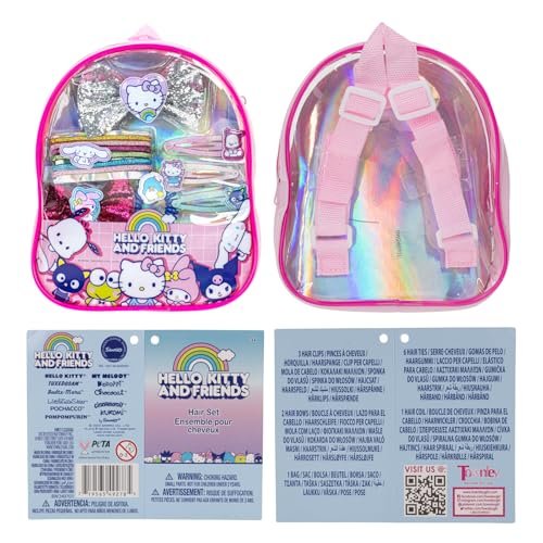 Hello Kitty and Friends Hair Accessories Mini Gift Bag Set - Hair Bows, Clips & Ties for Girls, Kids, Birthdays & Parties by Townley Girl - görsel 18