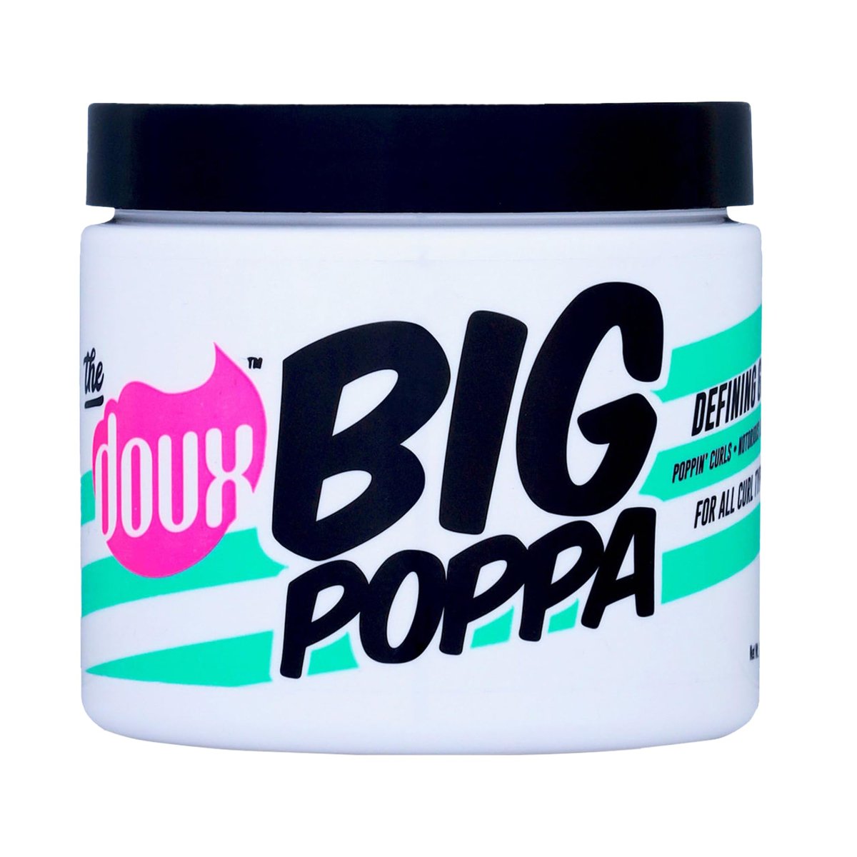 The Doux BIG POPPA Curl Defining Gel – Frizz Control & Soft Hold for Curly Hair with Babassu Oil, 16 oz Avelisse