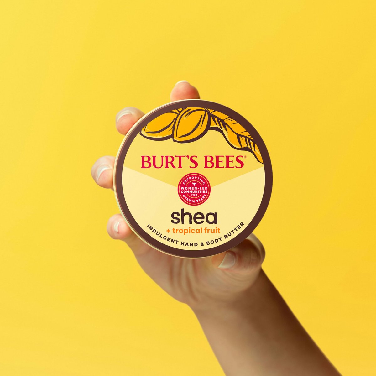 Burt's Bees Shea + Tropical Fruit Indulgent Hand and Body Butter, Non-Greasy, Antioxidant Rich for Glowing Skin, 11 oz Avelisse