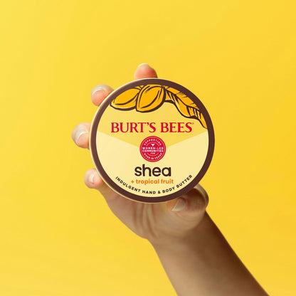 Burt's Bees Shea + Tropical Fruit Indulgent Hand and Body Butter, Non-Greasy, Antioxidant Rich for Glowing Skin, 11 oz Avelisse