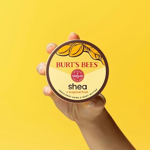 Burt's Bees Shea + Tropical Fruit Indulgent Hand and Body Butter, Non-Greasy, Antioxidant Rich for Glowing Skin, 11 oz Avelisse