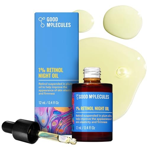 Good Molecules 1% Retinol Night Oil - Retinol and Rosehip Face Oil for Fine Lines, Wrinkles, Anti-Aging & Firming | 0.4 fl oz - görsel 2