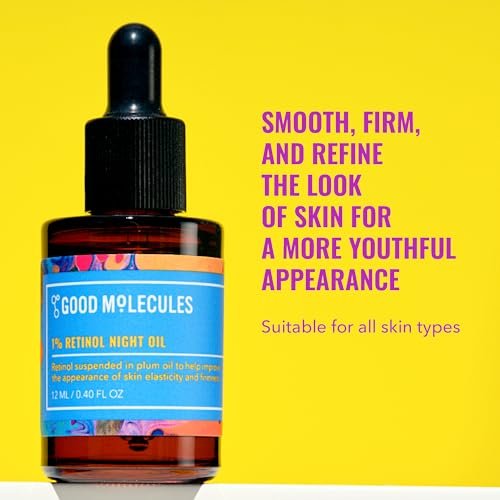 Good Molecules 1% Retinol Night Oil - Retinol and Rosehip Face Oil for Fine Lines, Wrinkles, Anti-Aging & Firming | 0.4 fl oz - görsel 4