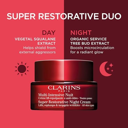 Clarins Super Restorative Day Cream SPF 15 – Anti-Aging Moisturizer for Mature Skin Avelisse