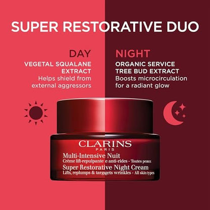 Clarins Super Restorative Day Cream SPF 15 – Anti-Aging Moisturizer for Mature Skin Avelisse