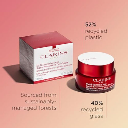 Clarins Super Restorative Day Cream SPF 15 – Anti-Aging Moisturizer for Mature Skin Avelisse