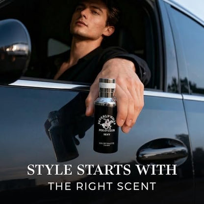 Beverly Hills Polo Club Men's Fragrance Collection - 4 Premium Eau de Toilette Colognes (1 oz Each) - Blaze, Sexy, Rogue, Active - Long-Lasting Scent Set for Him Avelisse