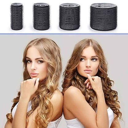 Selizo 28-Piece Hair Roller Set – Self-Grip Rollers & Clips for Volume, All Hair Lengths