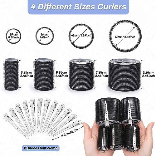 Selizo 28-Piece Hair Roller Set – Self-Grip Rollers & Clips for Volume, All Hair Lengths - görsel 6