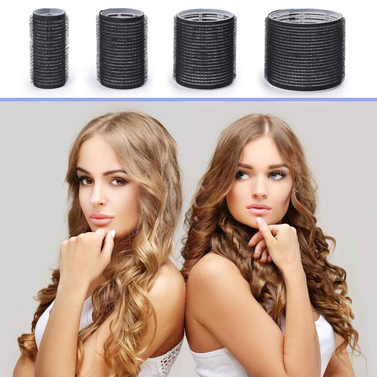 Selizo 28-Piece Hair Roller Set – Self-Grip Rollers & Clips for Volume, All Hair Lengths - görsel 13