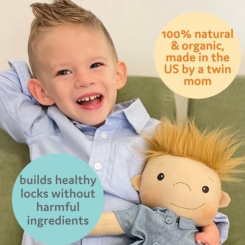 T is for Tame - Natural Conditioner Spray & Alcohol-Free Styling Hair Gel for Kids & Toddlers, All Hair Types, Made in the USA - 4.2 fl oz & 3.38 fl oz Avelisse