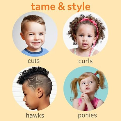 T is for Tame - Natural Conditioner Spray & Alcohol-Free Styling Hair Gel for Kids & Toddlers, All Hair Types, Made in the USA - 4.2 fl oz & 3.38 fl oz Avelisse