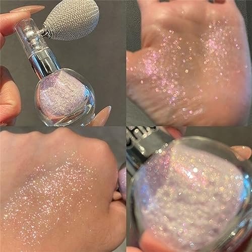 Rosarden Pink Hair & Body Glitter Spray – Non-Sticky Shimmer Spray for Women & Kids, Festival & Party Body Highlighter - görsel 8